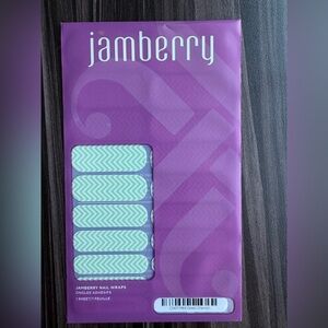 Jamberry Nail Wraps - Mint Green Chevron